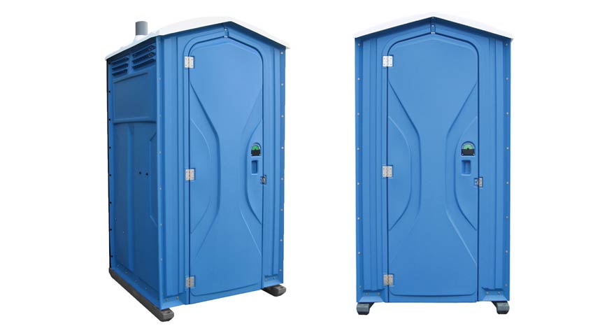 Long-term porta potty units on site in Santa Maria, California